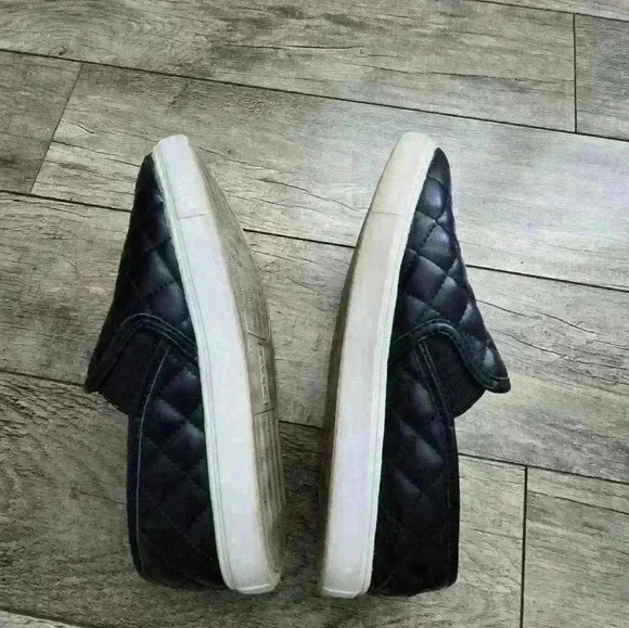 BRASH womens quilted black slip on shoes size 8 - Picture 8 of 11